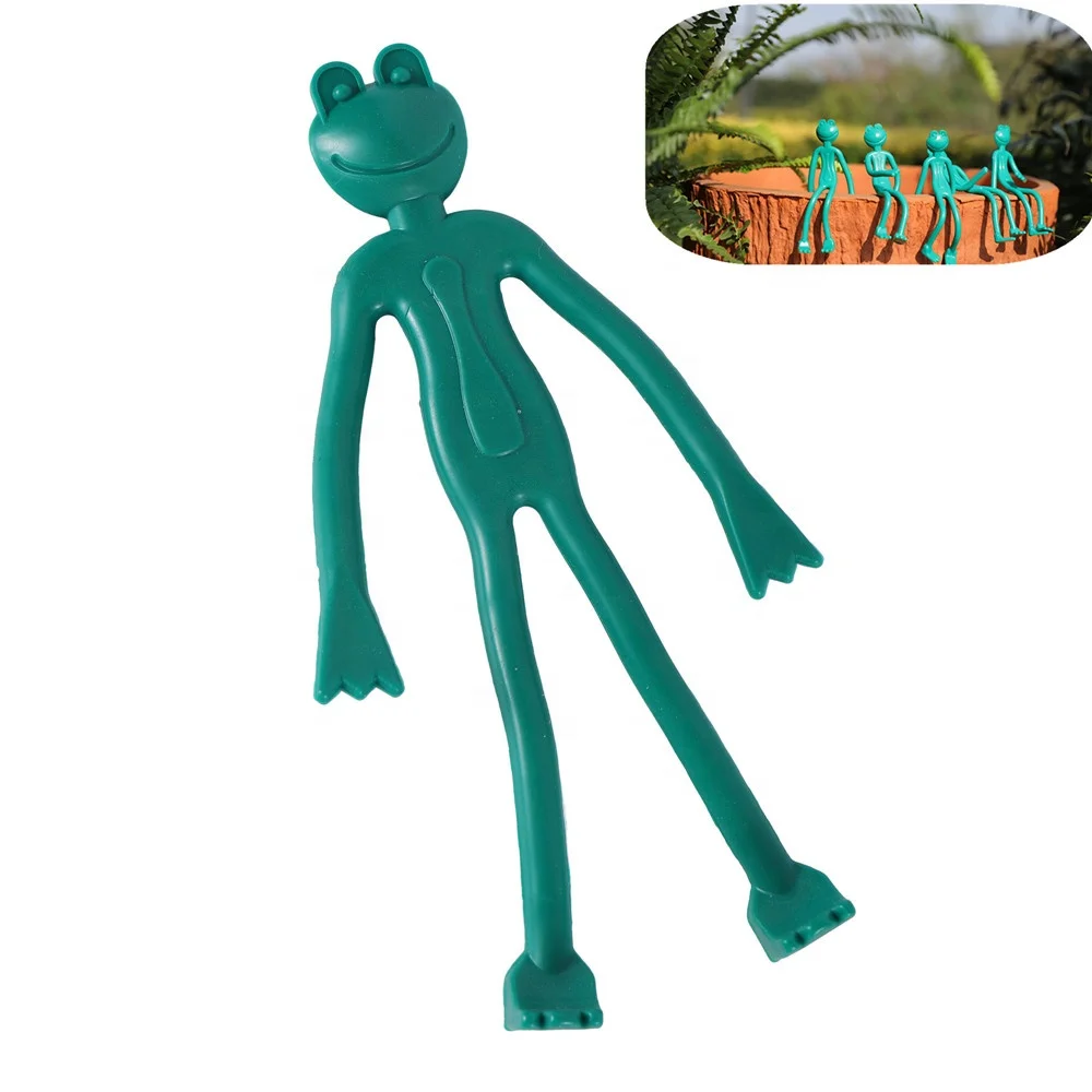 Frog Shaped Plant Tie Bendable Reusable Twist Clips Garden Vine Fixing Tool Pot Decoration Data Cable Storing Ties