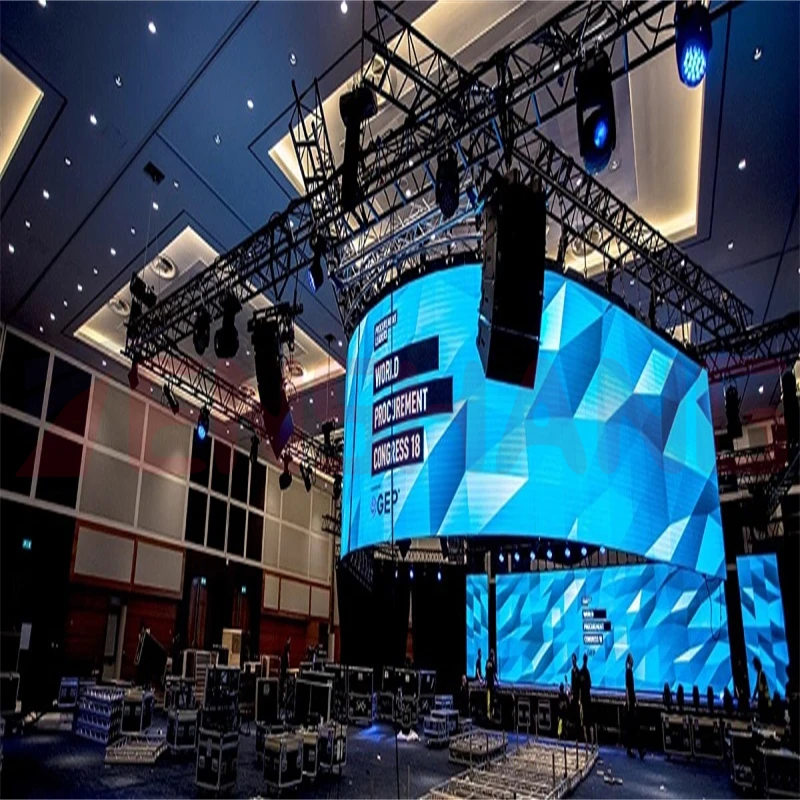 Stage Led Wall Dj Booth Portable Hd Led Matrix Display Full Color P2.6 P2.9 P3.91 Indoor Outdoor Stage Led Screen Display