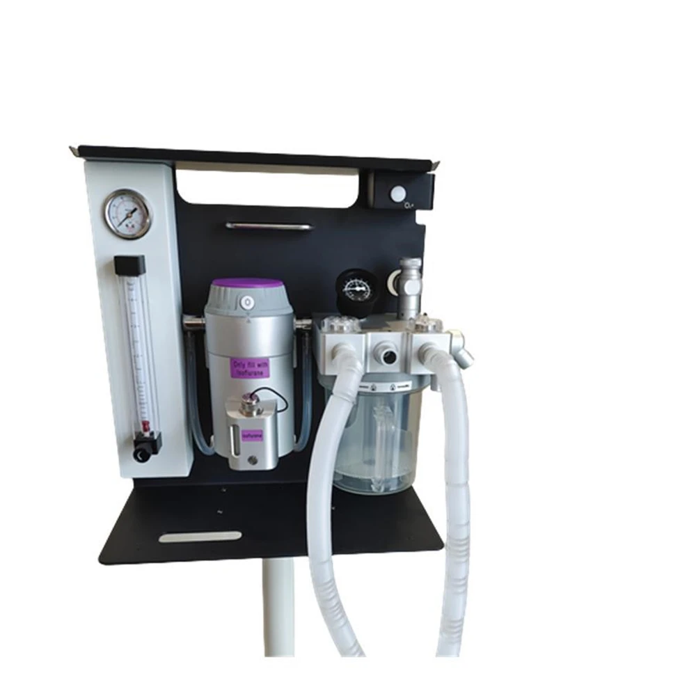 High Quality Best Selling oxide nitrous double t Portable Anesthesia Veterinary Anestesia Machine