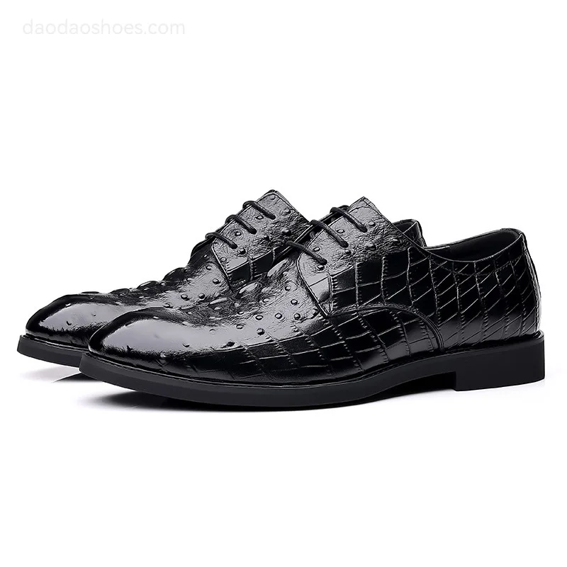 Wholesale crocodile skin leather shoes wedding crocodile leather shoes for men