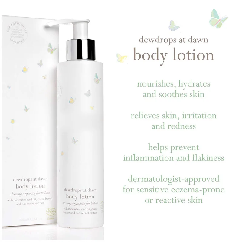 Natural Vegan Shea Butter Skin Moisturizing Body Lotion