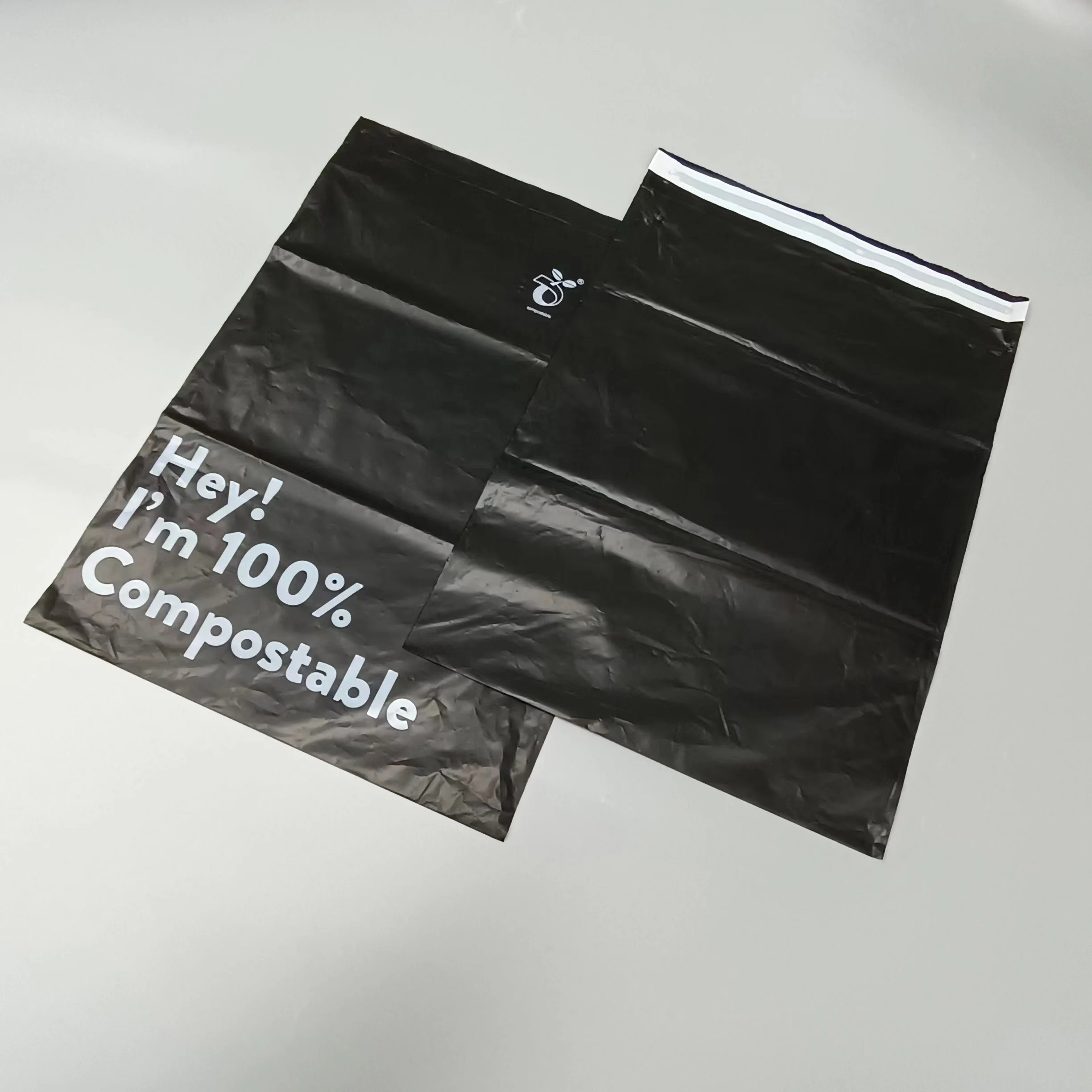 Custom Logo Eco biodegradable plastic mailing packaging poly mailers compostable bio express courier postal parcel shipping bags