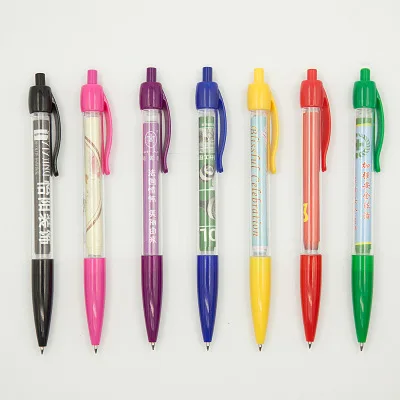Colorful Promotional Calendar Pull Out Banner Pen