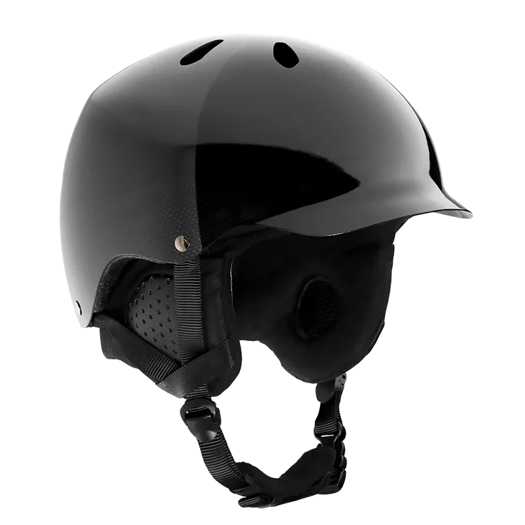 New arrival winter hot sale product High quality hard Carbon Fiber Helmet for snow sport skiing snowboard ski