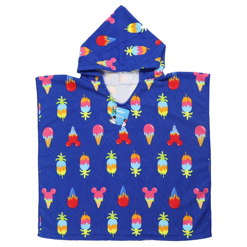 OEM Wearable Hooded Beach Towel Poncho Fashion Personalised Microfiber Beach Towel Kid Custom Sand Free Beach Towel