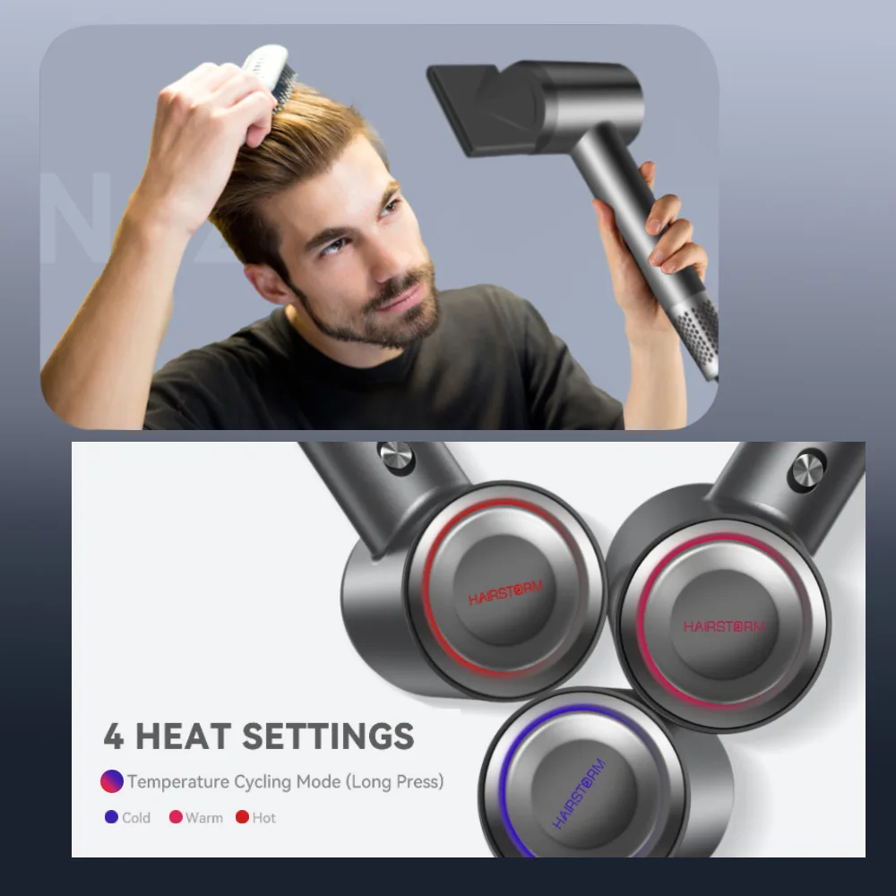 Hot Seller Custom Hair Dryers Professional Salon Light Weight High Speed Hair Blower One Step Negative Ionic Turbo Hair Dryer