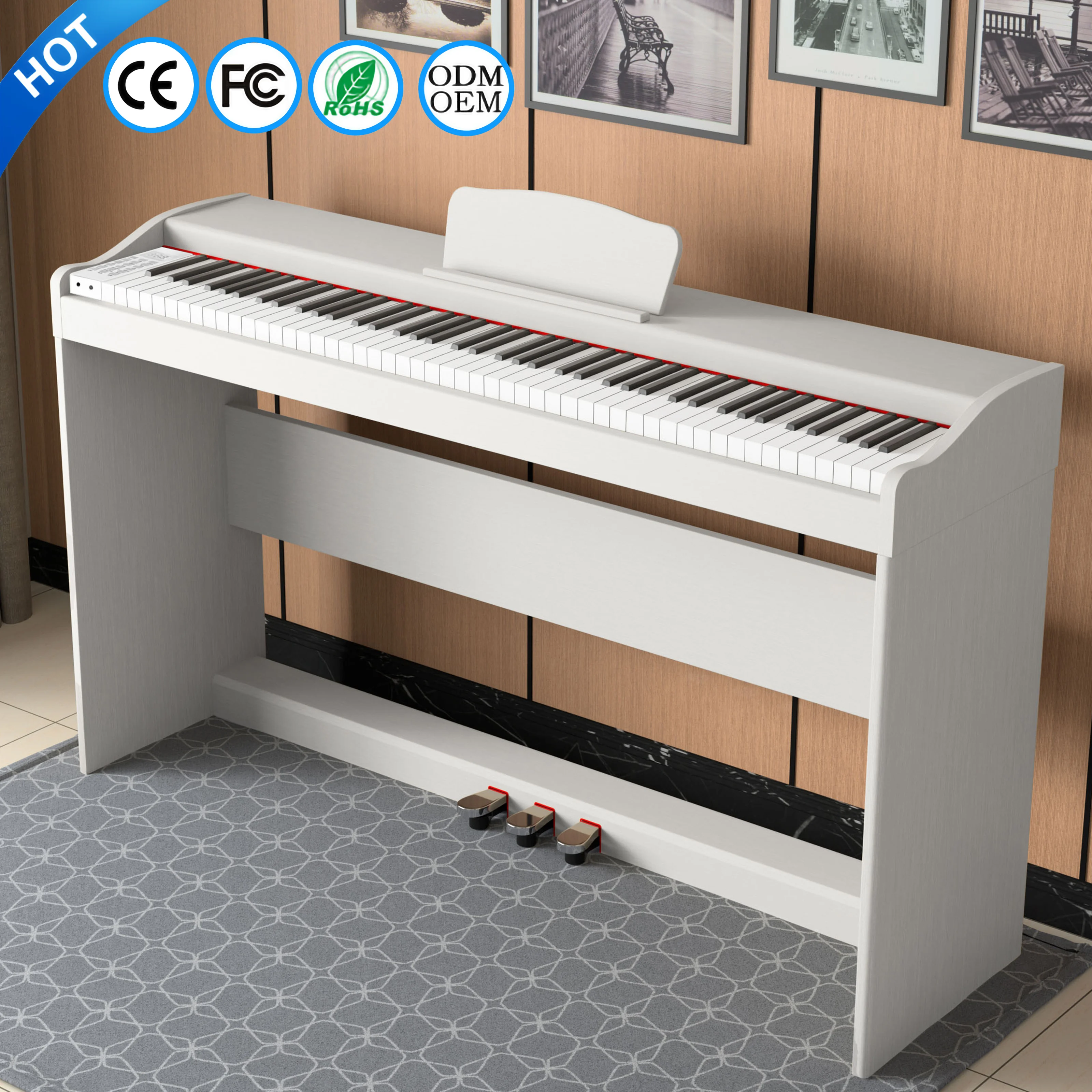 BLANTH piano keyboard 88 keys digital piano keyboard digital piano 88 keys pedals