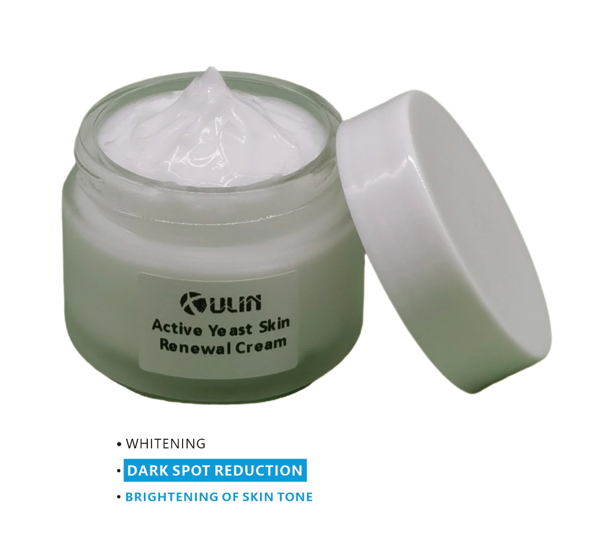 Active Yeast Skin Renewal Cream Moisturizing Whitening Face Cream Collagen Vitamin Vitamin C Milk Ingredients Acne Treatment
