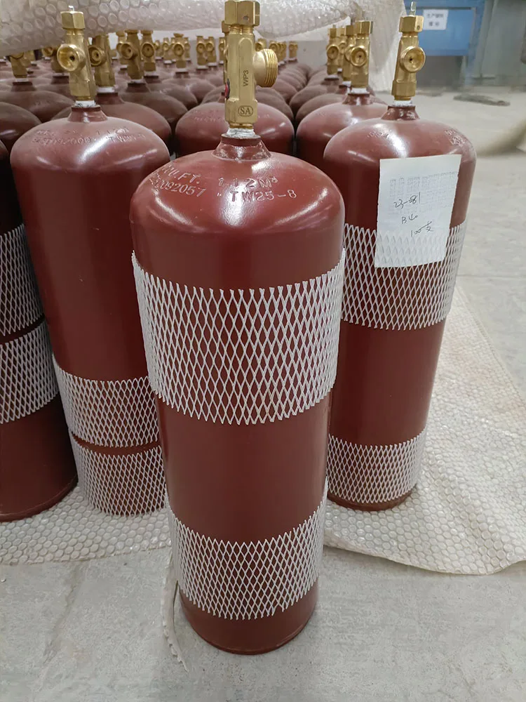 Factory Supply Acetylene Cylinder C2H2 Gas Bottle Industrial Welding Gas Tank