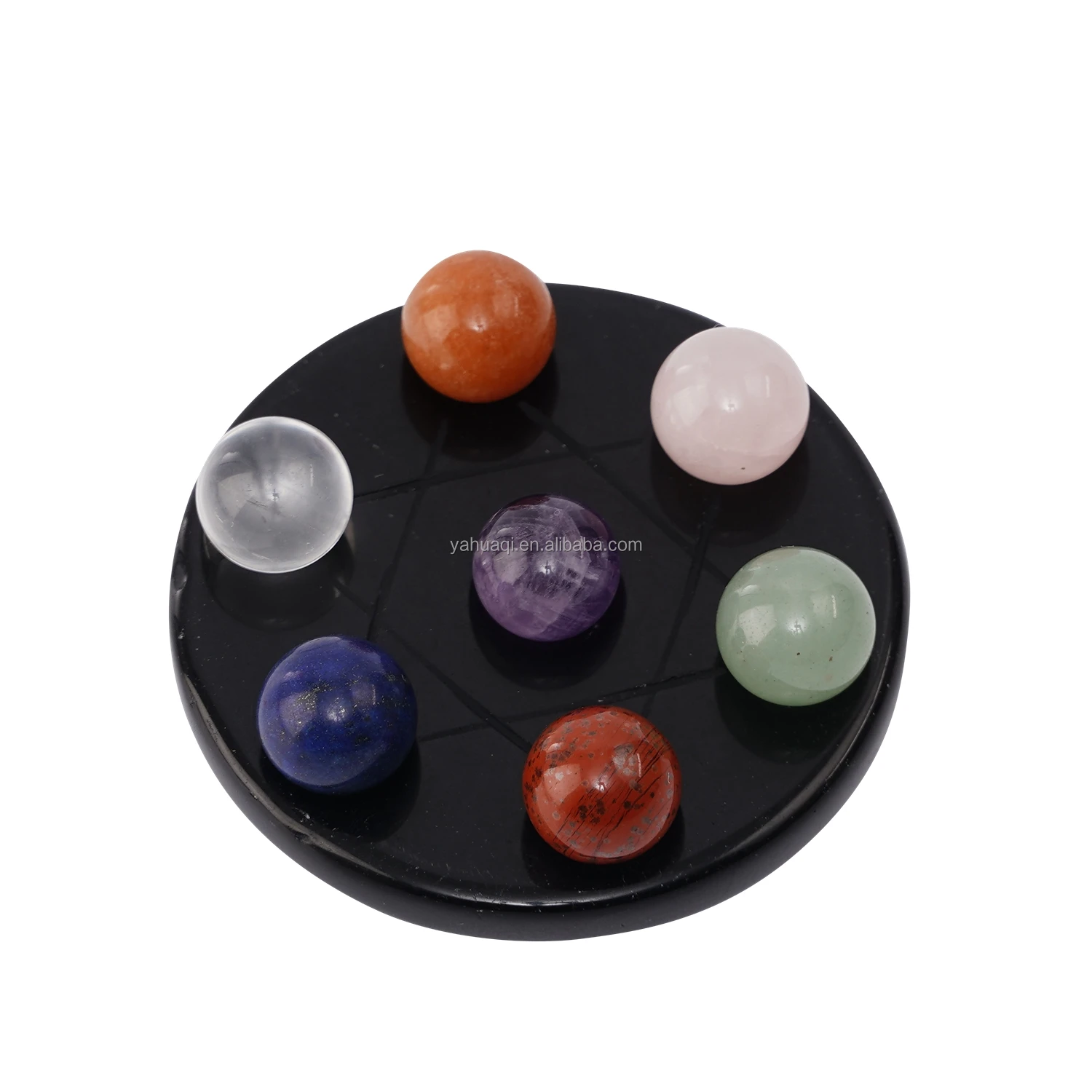 Wholesale  Natural crystal ball Seven Star array ornaments home office Crystal Crafts