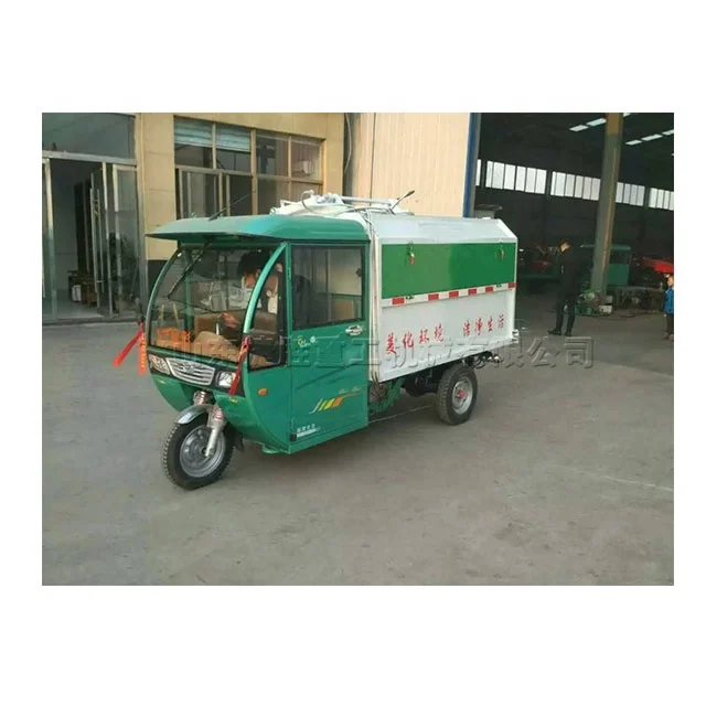 Export to Africa Urban road sanitation four-wheeled car sanitation High capacity garbage truck Diesel Electric