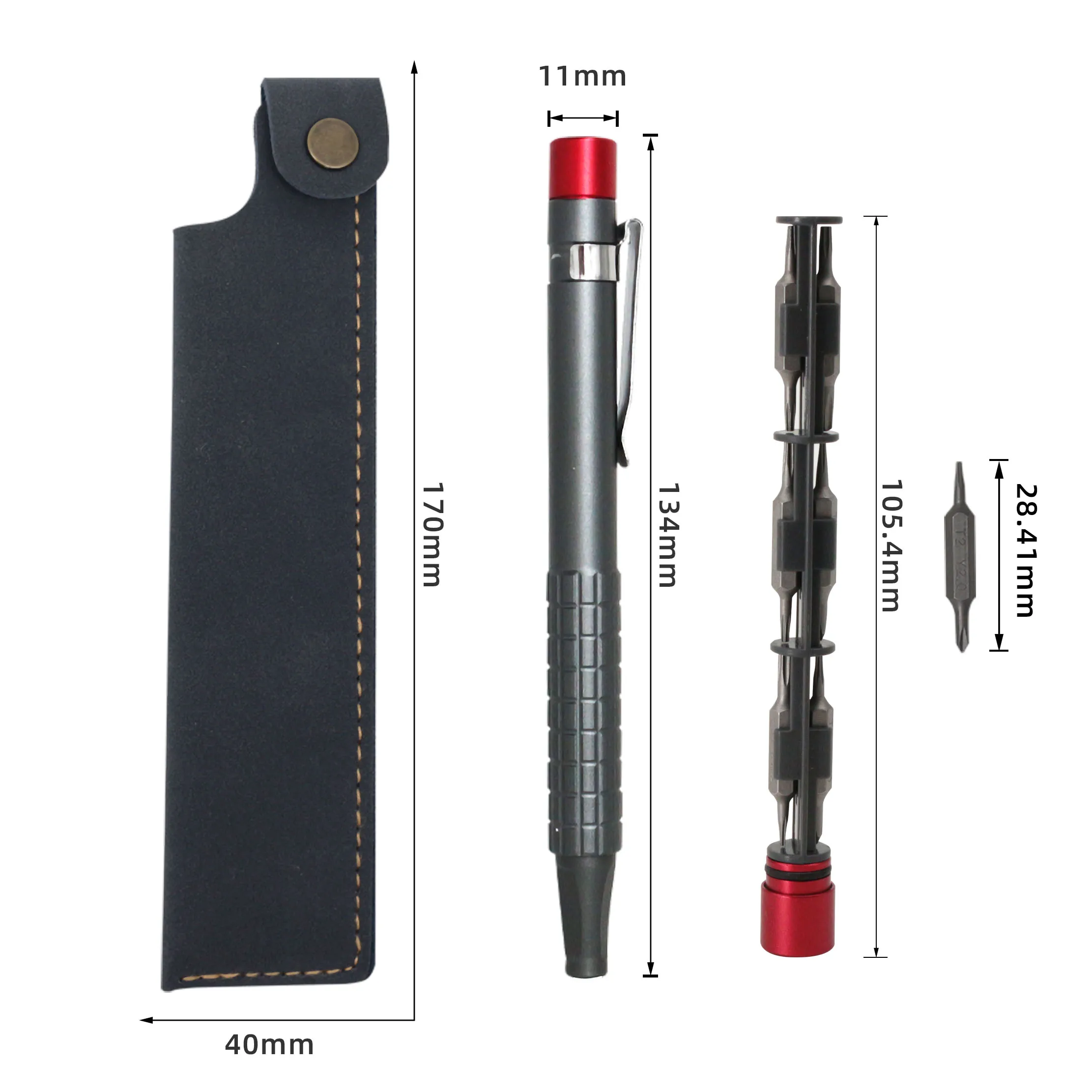 12 in 1 Small Screw Drivers Phone Repair Tools Multi Bits Precision Pen Screwdriver Set for Computer Laptop Camera UVA Repairing