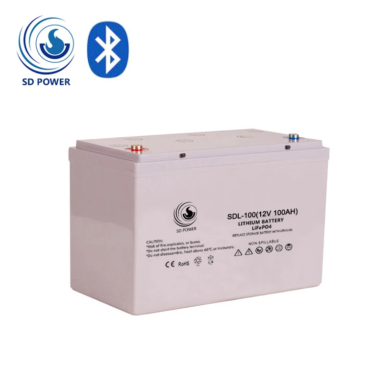 2019 new product nominal voltage 12 volt 12v 100ah lifepo4 lithium iron phosphate battery