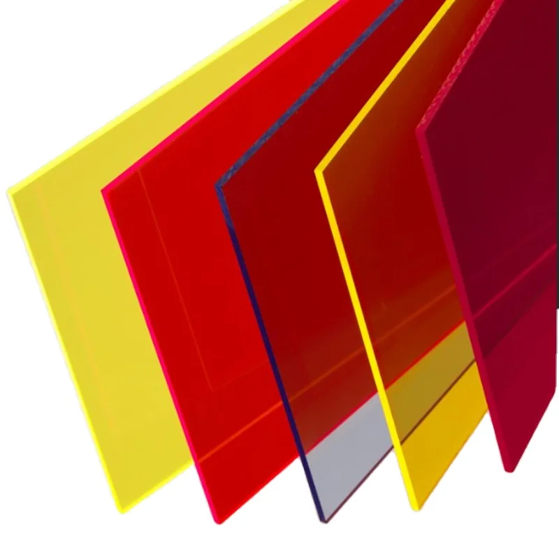 LED Light Base Transparent 2 mm Acrylic Blanks Thick Panel Board Cast Acrylic Sheet