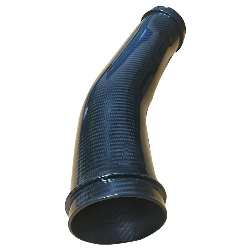 High Quality Carbon Fiber Mold Custom Carbon Fiber Intake Pipe Heat Resistant Carbon Fiber Curved Pipe