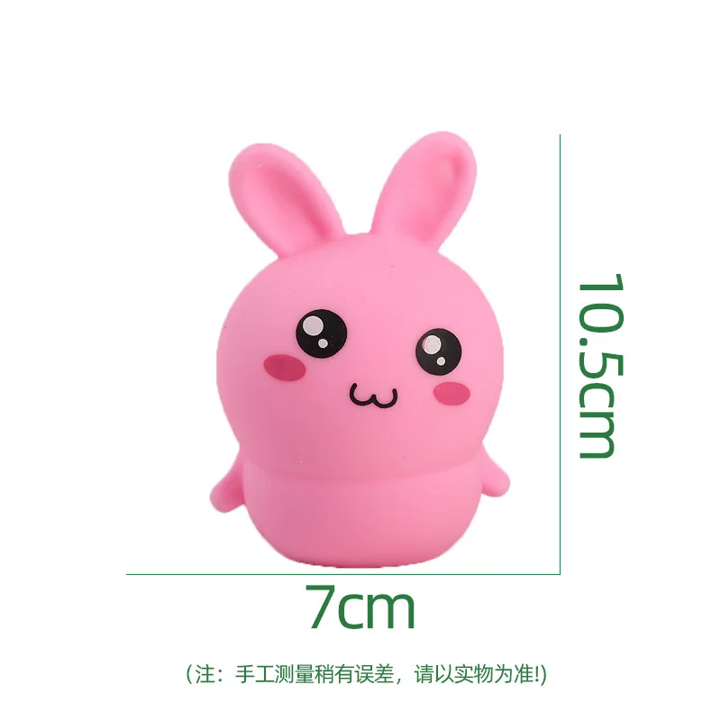 Hot Sale Creative Cartoon Bunny Toys Cute Mochi Rabit Squishy Toys Kids Venting Educational Toys