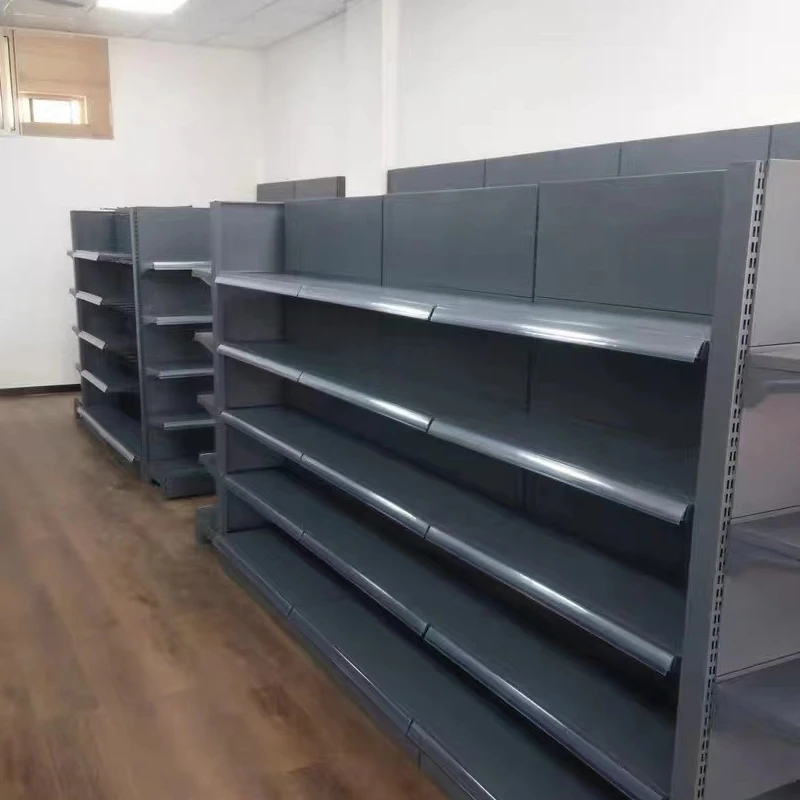 Витрина для супермаркетов оптовая продажа гондольные стеллажи металлические полки магазина