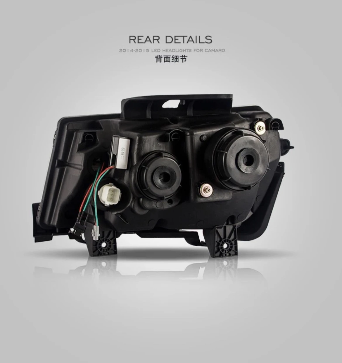 Manufacturer For Car Headlight For Rgb Camaro Colorful Headlight 2014-2015 Front Lamp With Moving Signal +turn Signal+drl