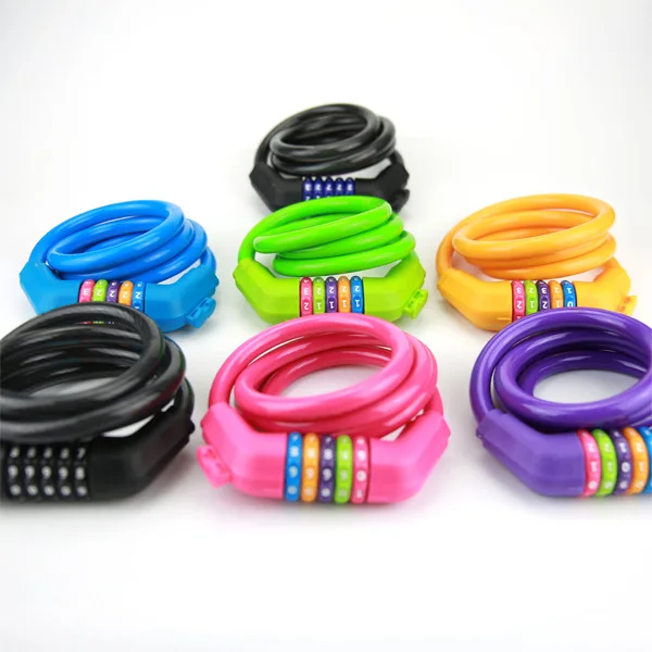 high quality safety steel mountain Chain Keyless security Bicycle Cable 5 Digit Combination cable Bike Lock dutch bike lock