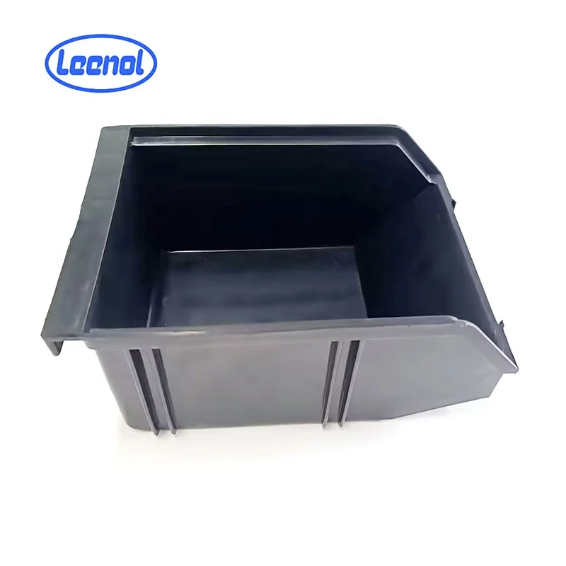 Leenol Widely Use Electronic ESD SMT Rack Black PCB Packing ESD Component Box Container Plastic Bin Conductive Tray