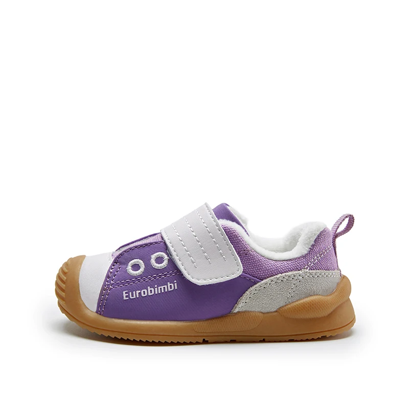 OEM/ODM фиолетовые детские кроссовки, зимний Вдохновленный дизайнерский Малыш для детей, необычная флисовая мягкая теплая обувь на плоской подошве для малышей