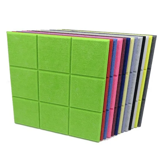 Polyester Fiber Sound-Absorbing Board Soundproofing Cotton Conference Room Piano Room Soundproofing Board