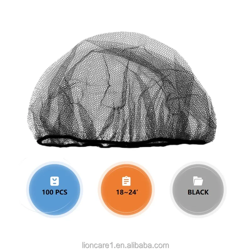Disposable Cap Nylon Hairnet Hat Hair Net