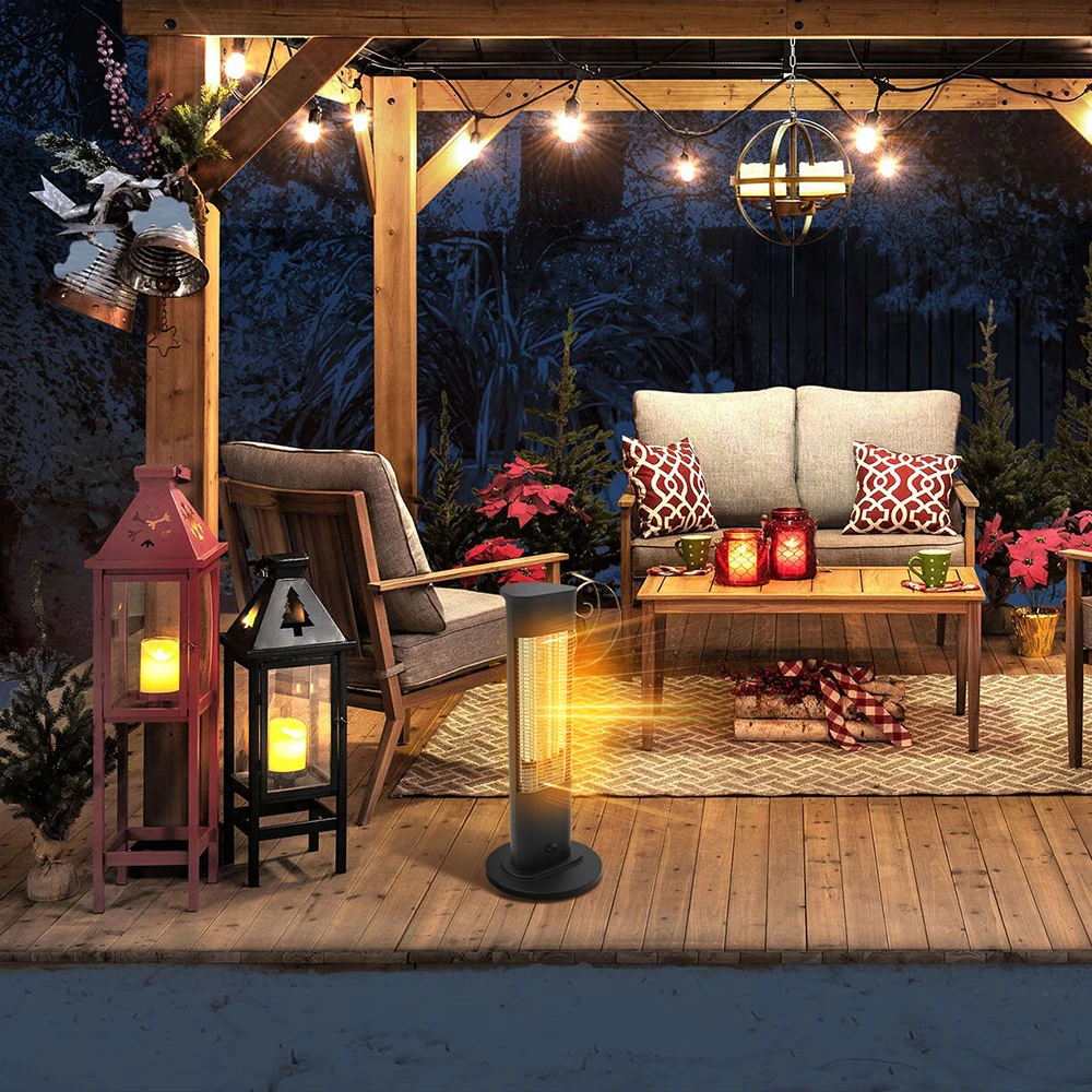 High Efficiency Carbon Fibre Heating Wholesale IP65 800W Outdoor Stand Patio Electric Heaters