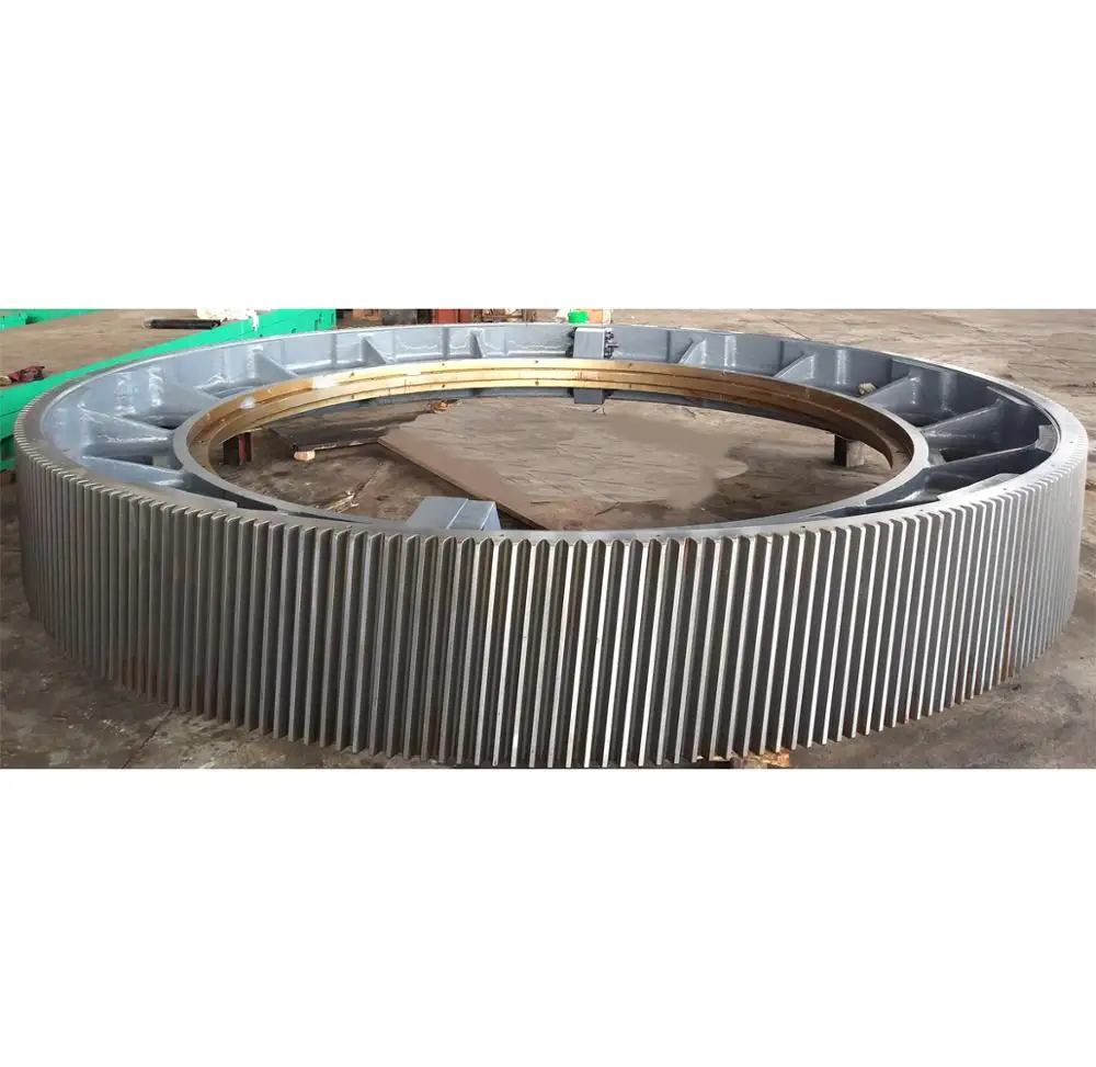Cnc Lathe Machining Casting Steel Cement Mill Double Helix Grinding Gear Customized Helical Gears