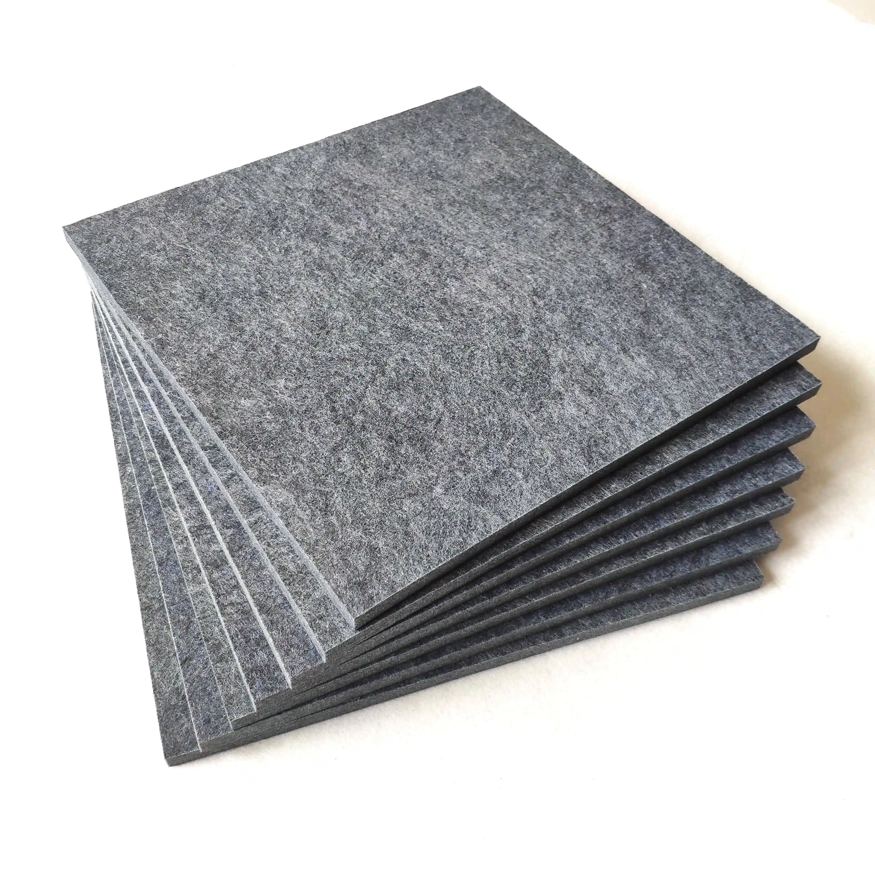 soundproof room 20mm thick polyester acoustic felt panels decorative wall covering boards acoustic wall board pet panel for wall