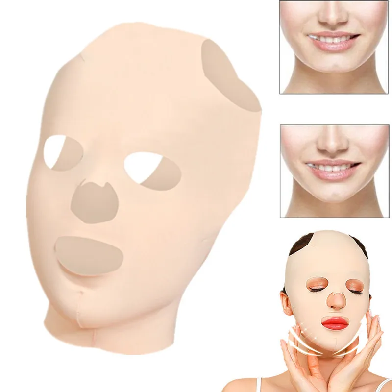 3D Reusable Breathable Beauty Women Anti Wrinkle Slimming Bandage V Shaper Full Face Lift Sleeping Mask