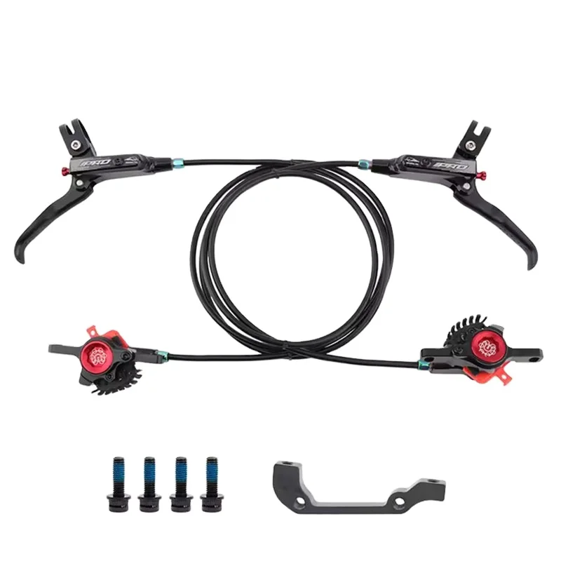IIIPRO aluminum alloy hydraulic disc brake with 4 fingers brake lever