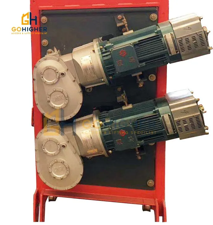 construction elevator gear motor passenger hoist spare parts