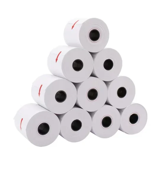 Thermal paper rolls Pos Coreless Cashier Manufacturer Wholesale Atm Paper Roll 80*80mm Cash Registers Printer Paper
