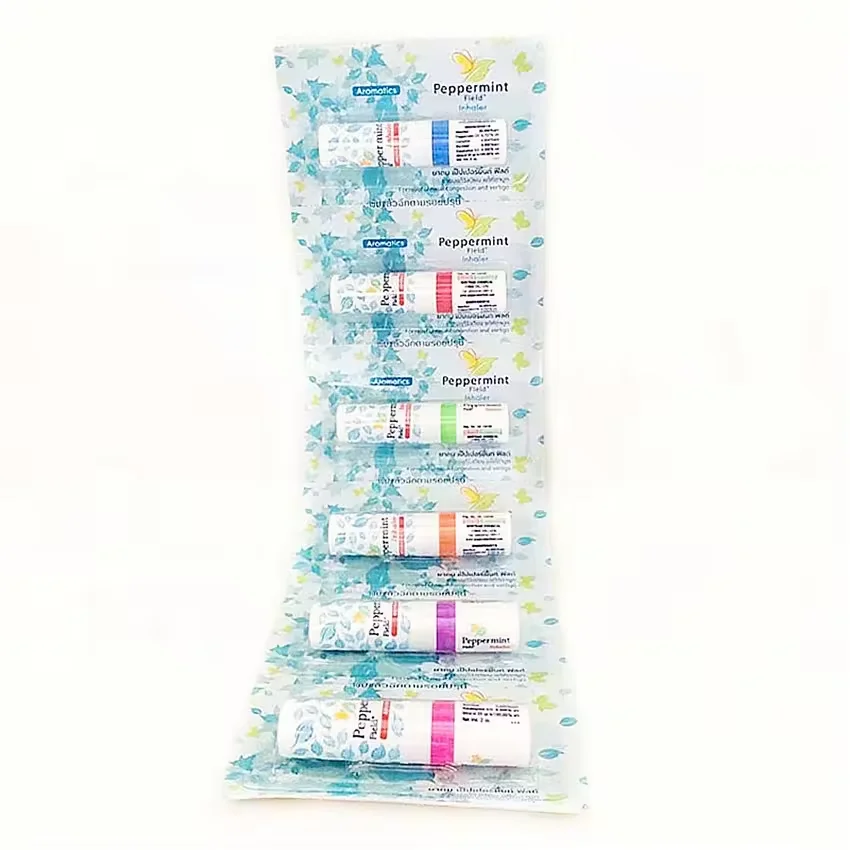 Top Selling Thailand Products Thailand Nasal Inhaler Sticks Essential Oils Mint Flavor Nasal Inhaler Stick