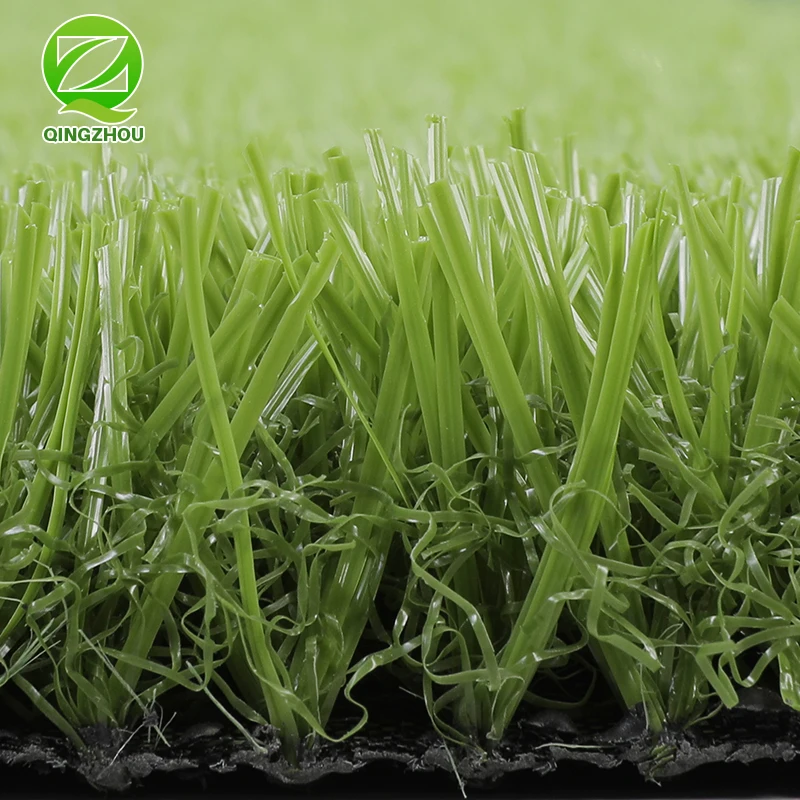 QINGZHOU synthetic mini football turf grass carpet non infill soccer field football carpet artificial grass for rooftop