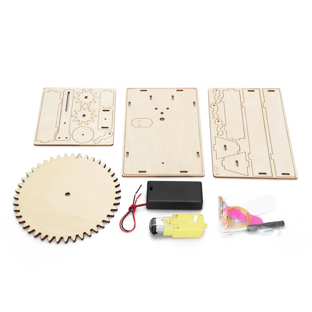 Hot DIY STEM Drawing Robot STEM Educational Toys Electronic Kit Learning Kits Science Experiment Kits