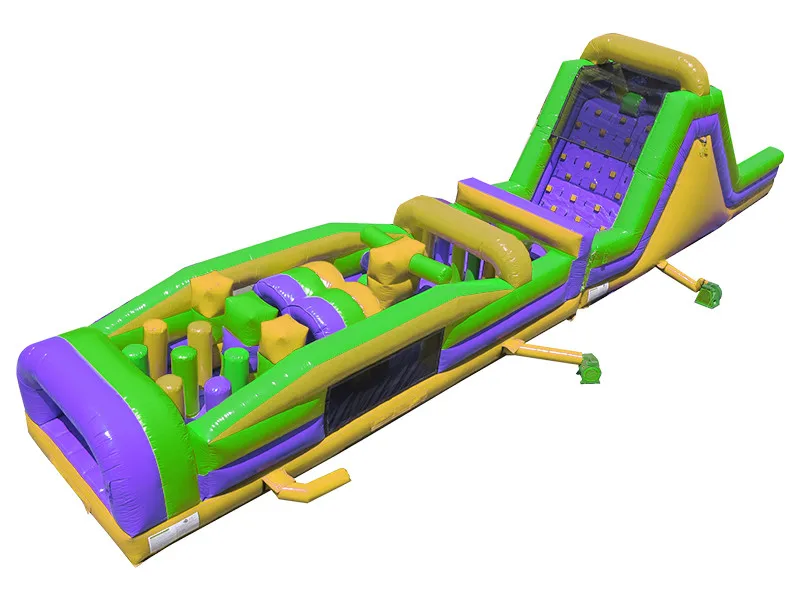 Guangzhou Factory Price Cheap Game Outdoor Race Large Bouncy Castle Crazy Custom Inflatable Run Insane Obstacle Course