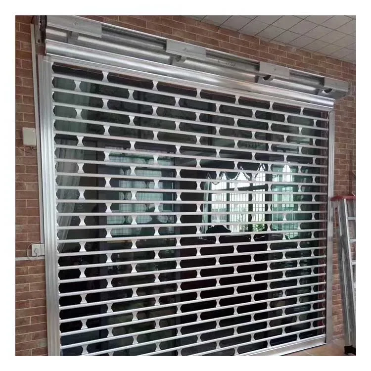 Good quality Aluminum /steel retractable security grilles door