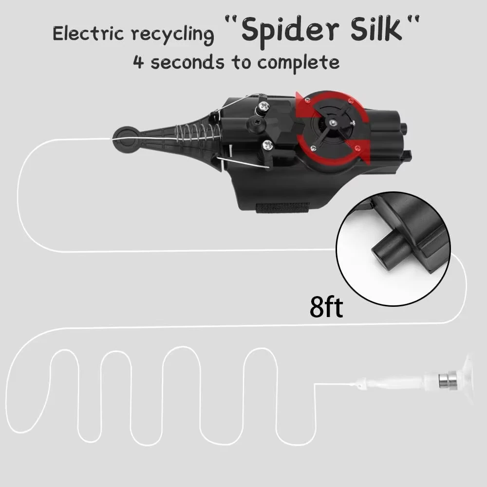 2024 Newest spider string shooter toy wrist web launcher string shooters toy holiday kids gift role play cosplay toys