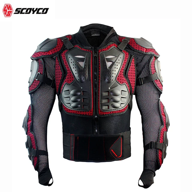 SCOYCO  brand OEM Adults Motorcycle Body Armor ATV Protective Vest MX Dirtbike Motocross Chest Back Protector Reliable AM02-2