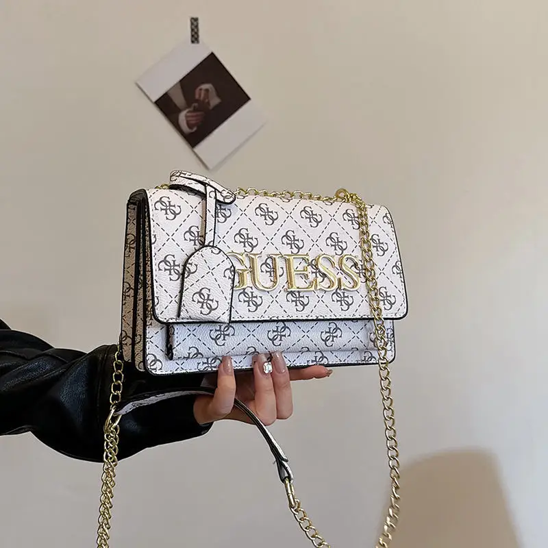 HOT Sell Luxury Woman Handbag Trendy Simple Chain Hand Bags PU Leather Ladies Designer Shoulder Bag