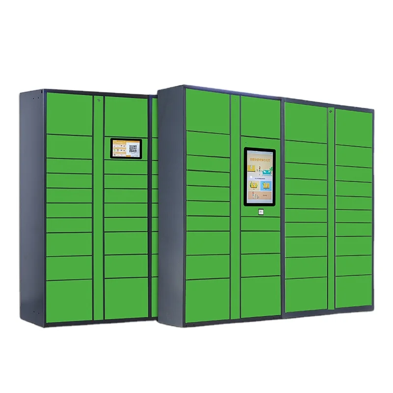 24 hours steel self help Smart parcel delivery locker Express locker metal luggage storage locker (1600442452084)