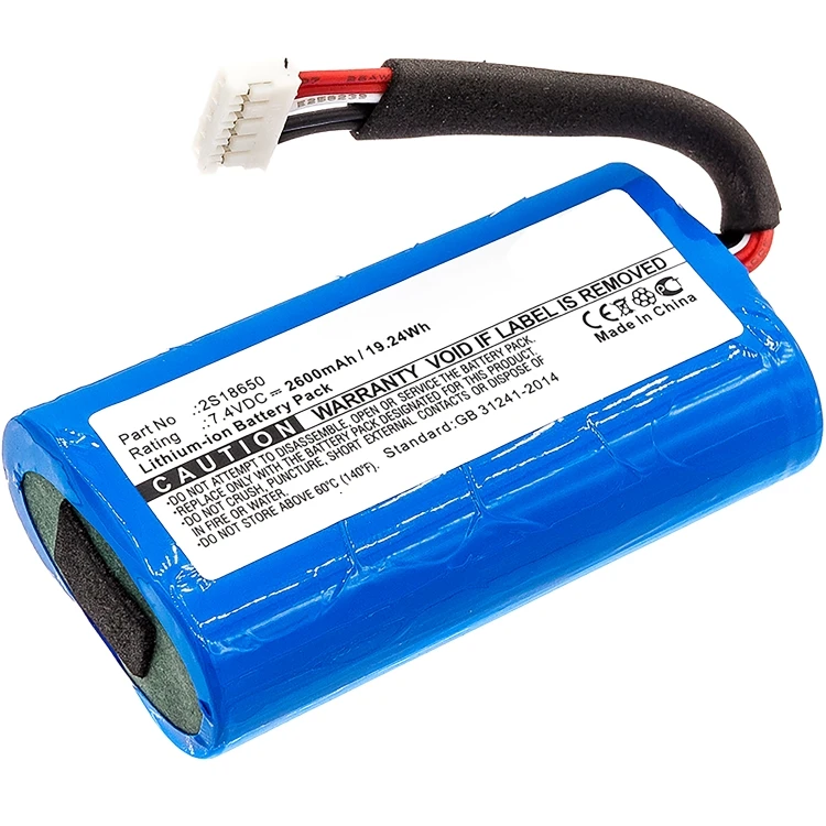 Factory Direct Sales 7.4V/mA Blue Li-ion Battery For Anker SoundCore Boost 2S18650 Speaker