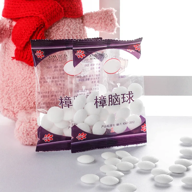 Home Mothballs Wardrobe Mildew Proof Mothproof Pest Control Bathroom Deodorant Camphor Ball Mothballs
