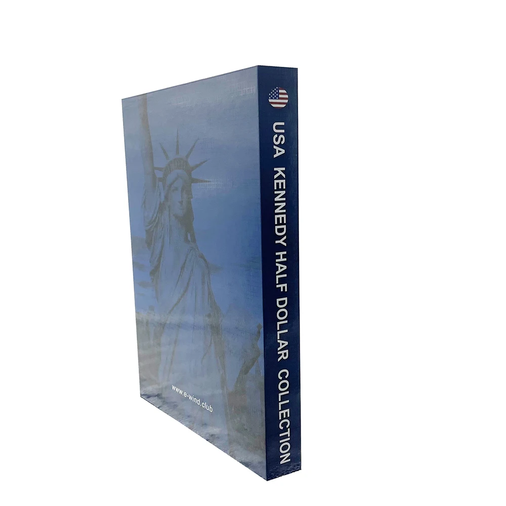 2022 USA Half dollar Coin Collecting Album equipped 120 capsule and writing stickers