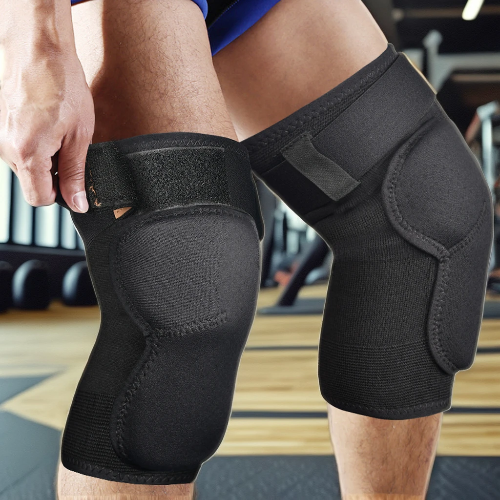 Benken Adult Fitness ski Shockproof Knee Brace Non-Slip Stretchable Sports Kneepad Flexible Basketball Sport Protective Knee pad