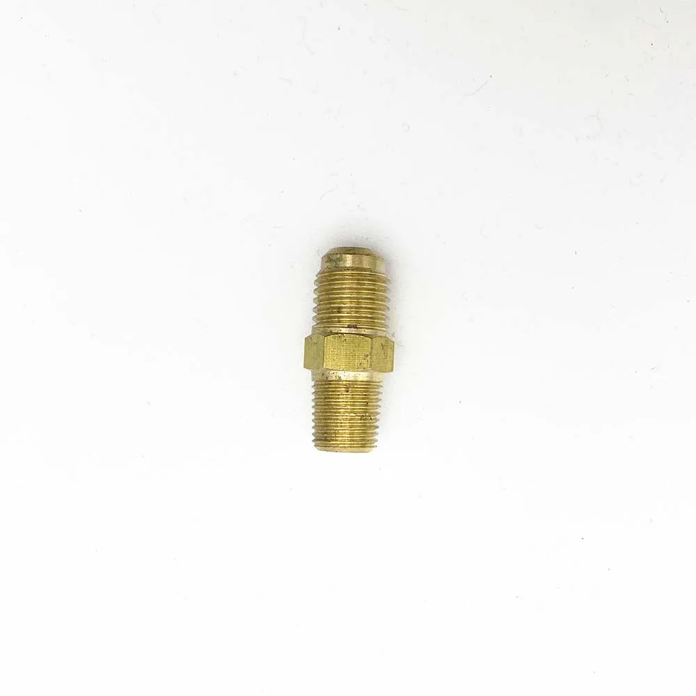 Brass Pipe Fitting 1/8' x 1/8 Male NPT Connector Tube Fitting Air Conditioner Refrigeration