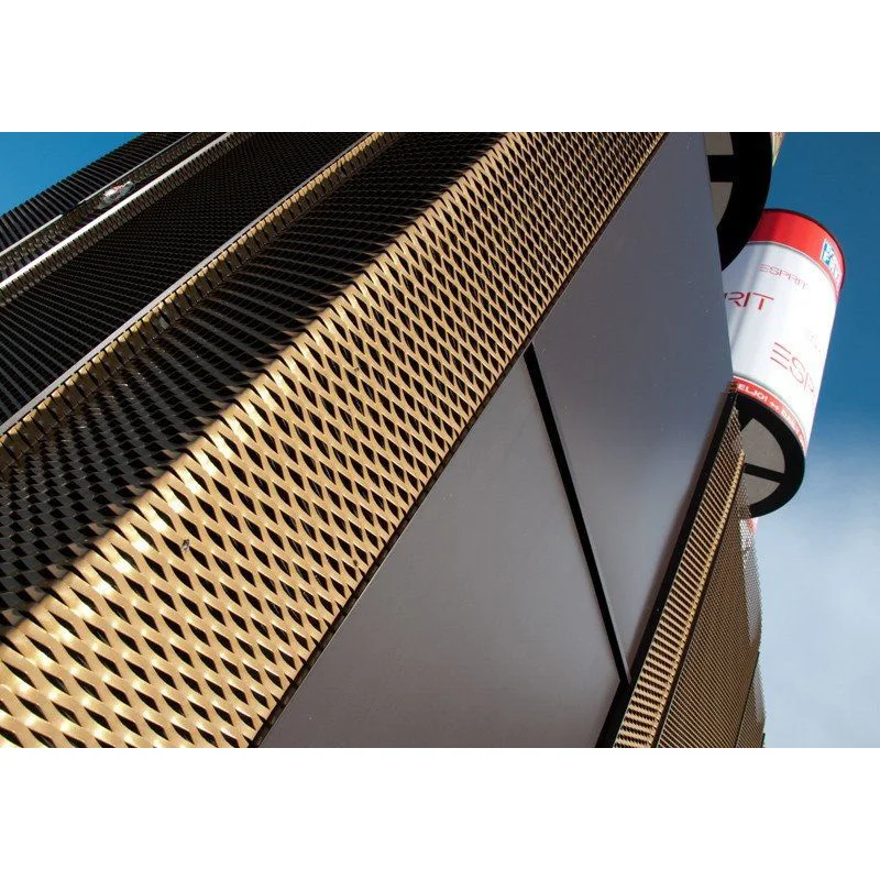 Gold Color Aluminum Metal Mesh Curtain Used for Restaurant