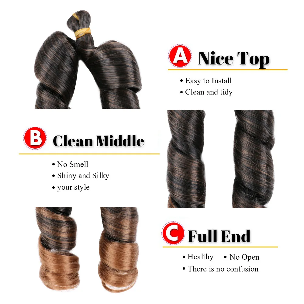 Wholesale Synthetic Crotchet Hair Piece Attachment Spiral French Curls Braiding Hair  Extensions